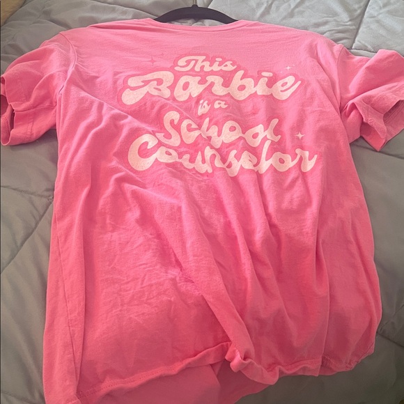 Barbie Kids Pink Graphic Tee - Picture 1 of 1